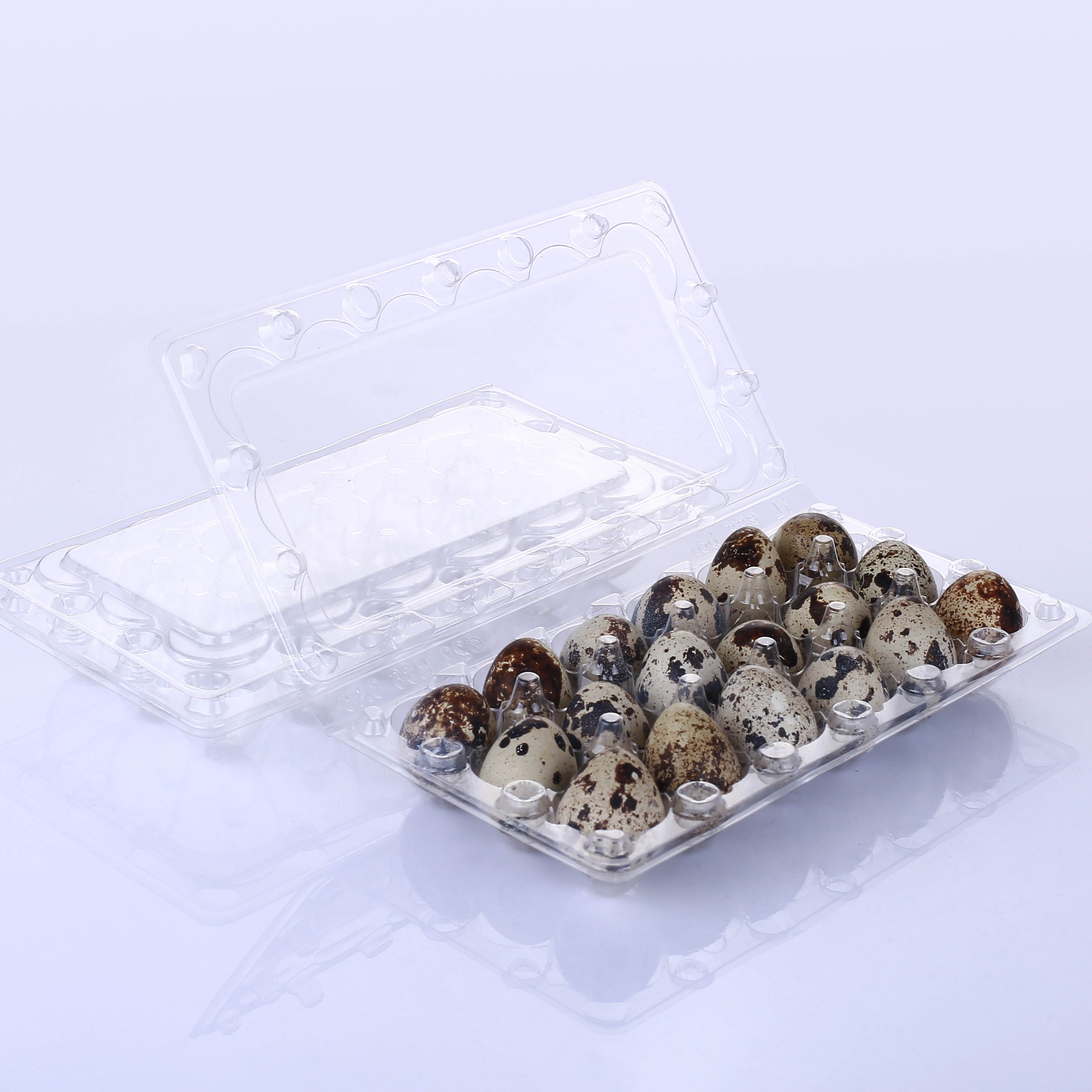 18-Hole Plastic Quail Egg Cartons