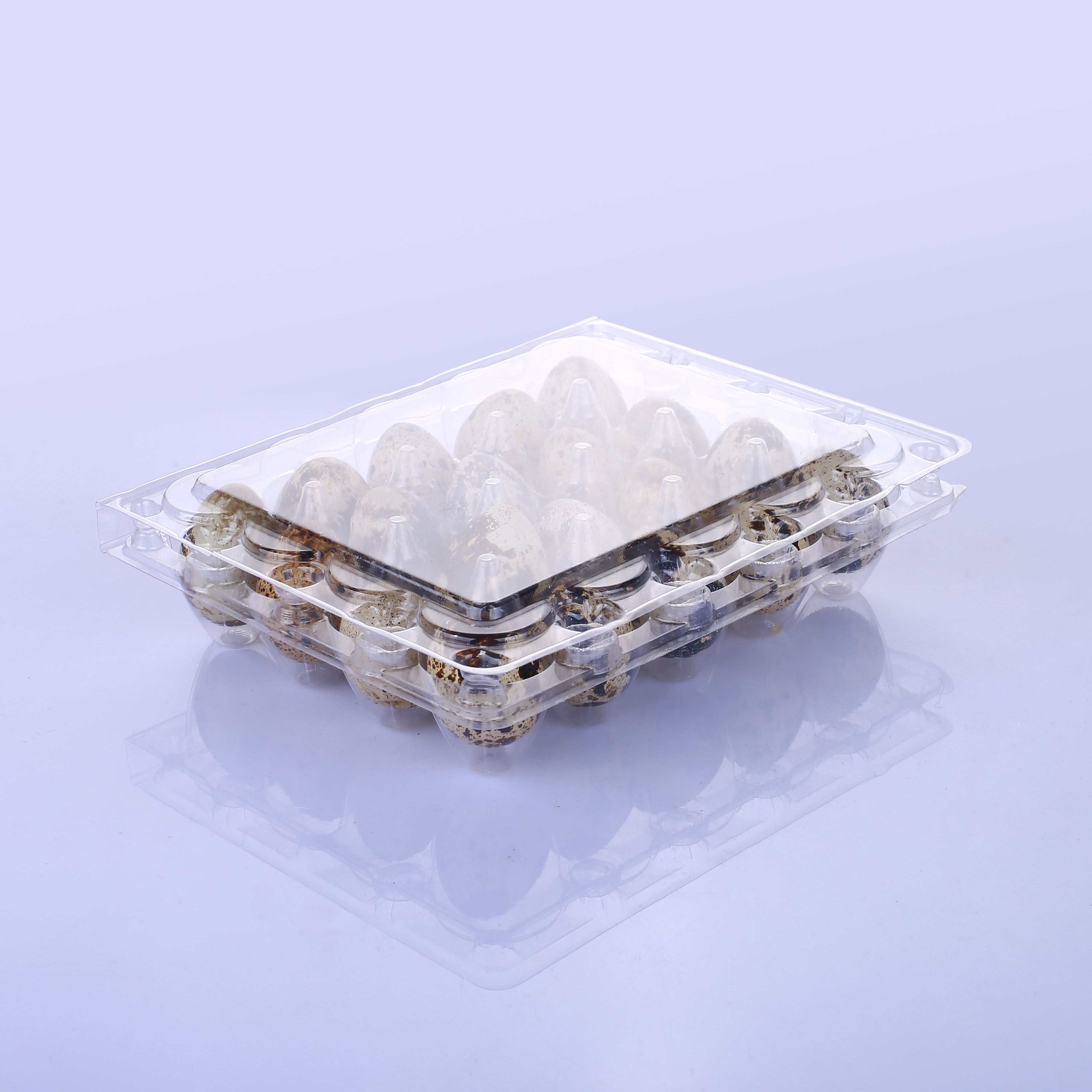 20-Hole Plastic Quail Egg Cartons