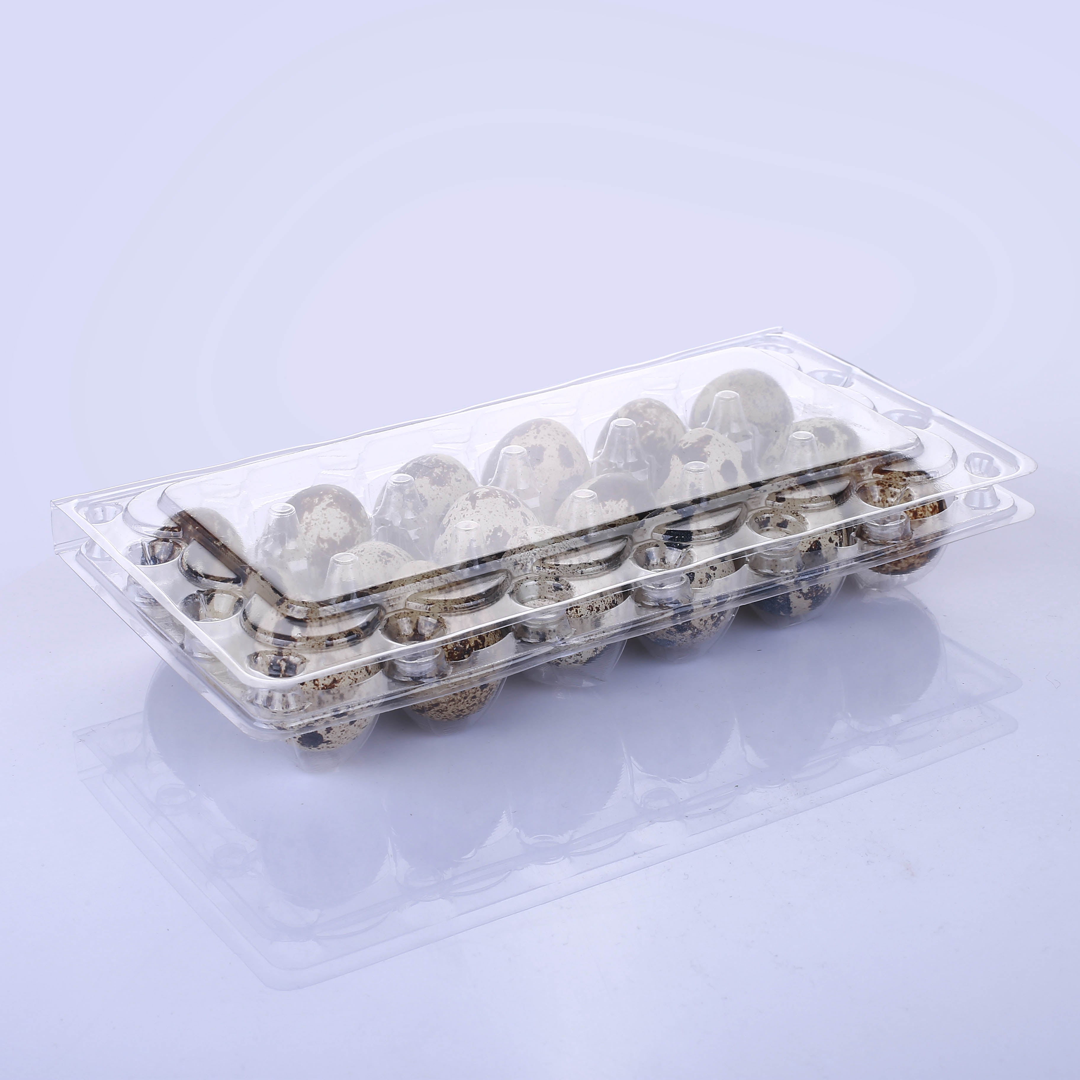 18-Hole Plastic Quail Egg Cartons