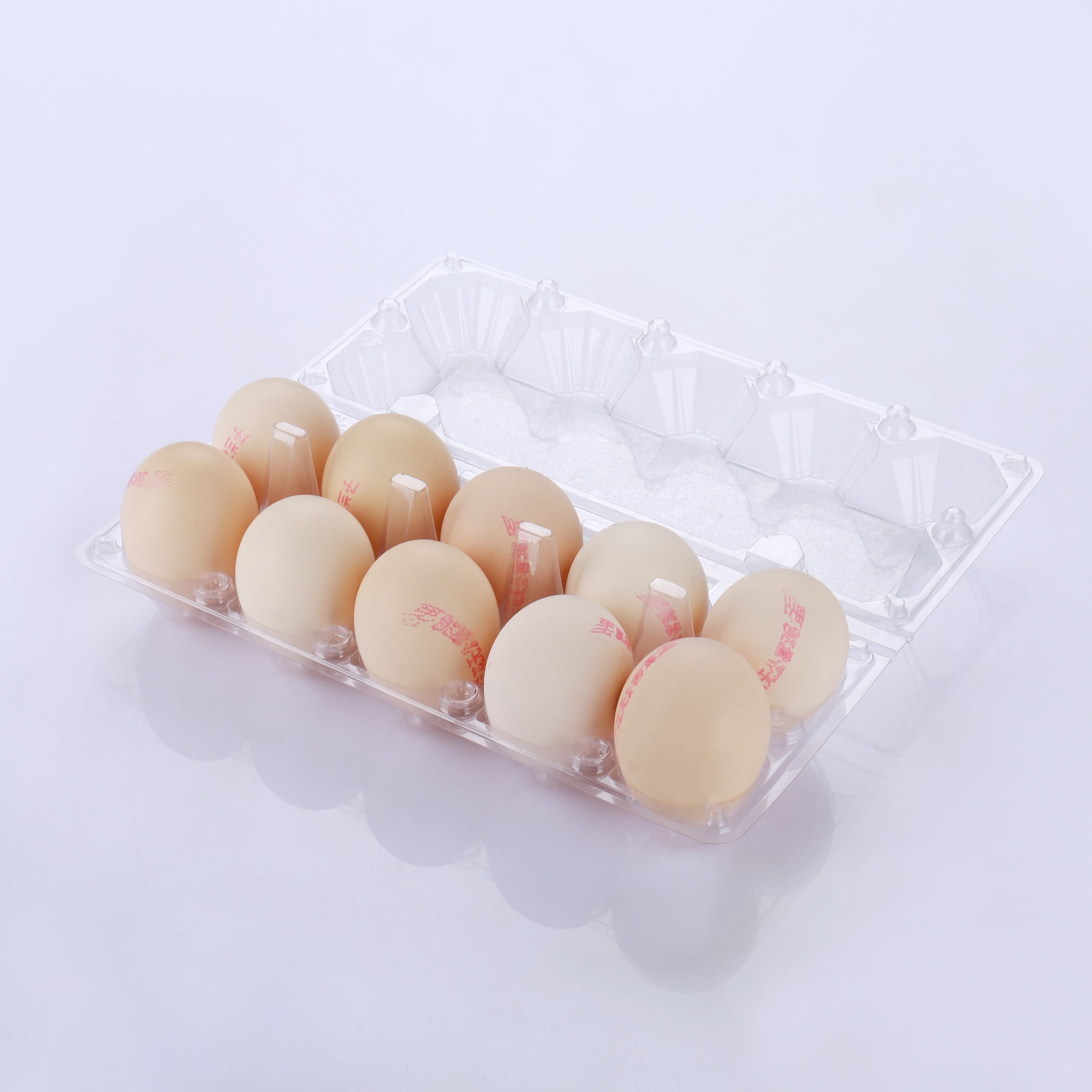 10-Egg Plastic Cartons