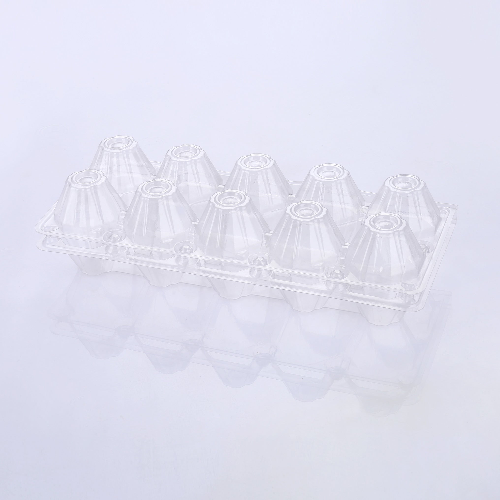 10-Egg Plastic Cartons