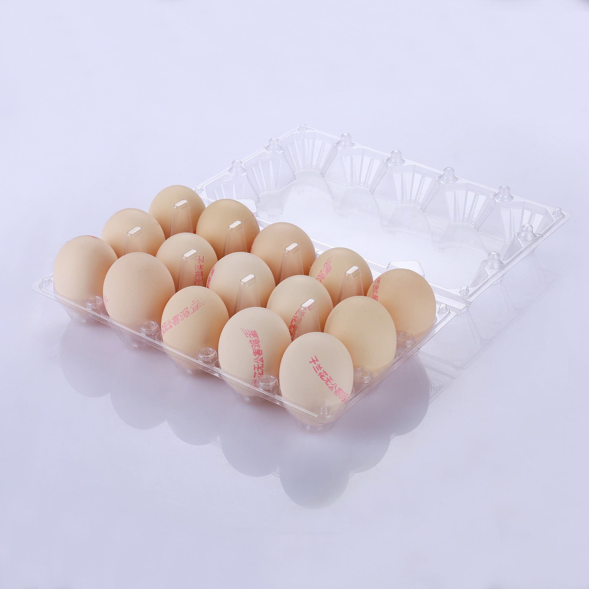 15-Egg Plastic Cartons