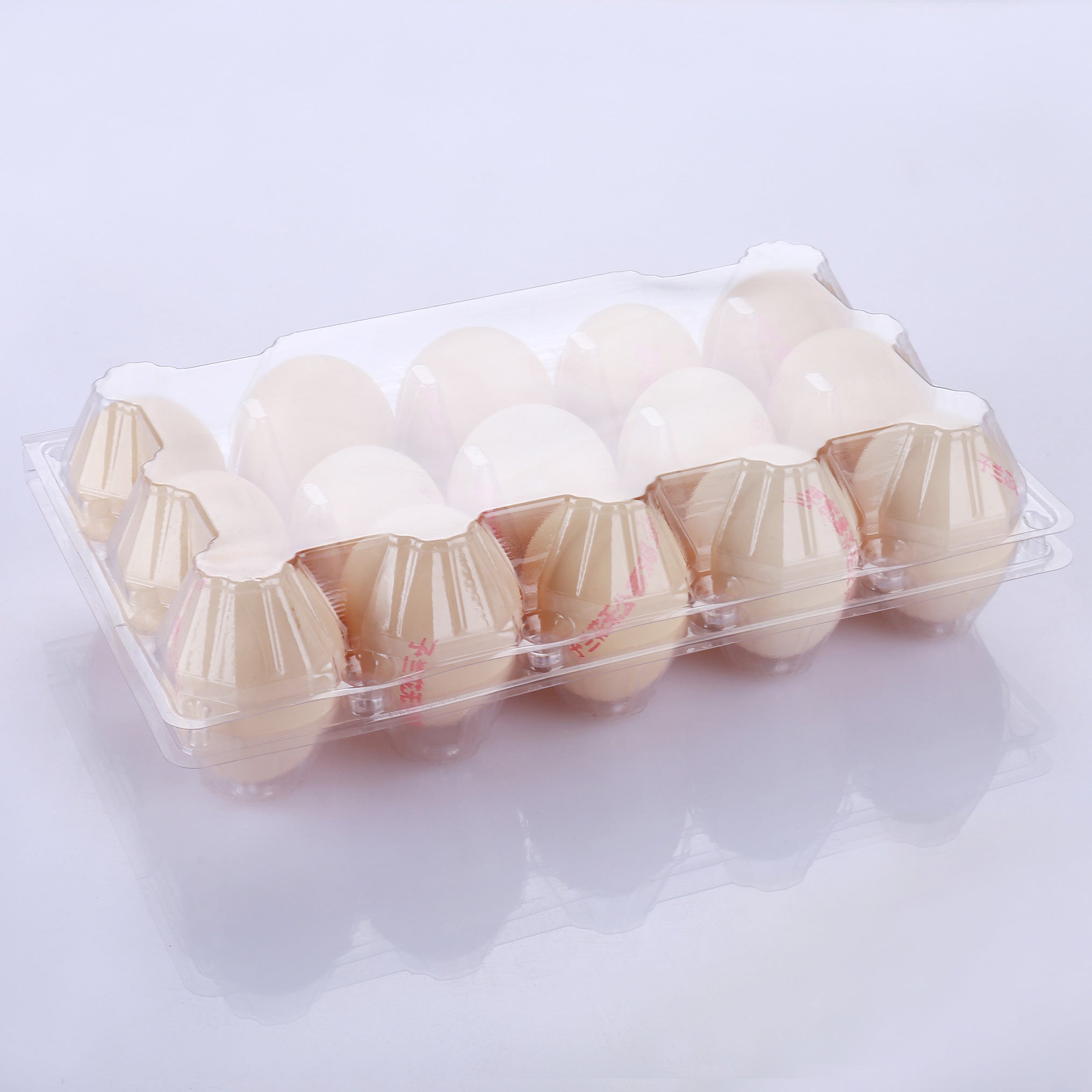 15-Egg Plastic Cartons