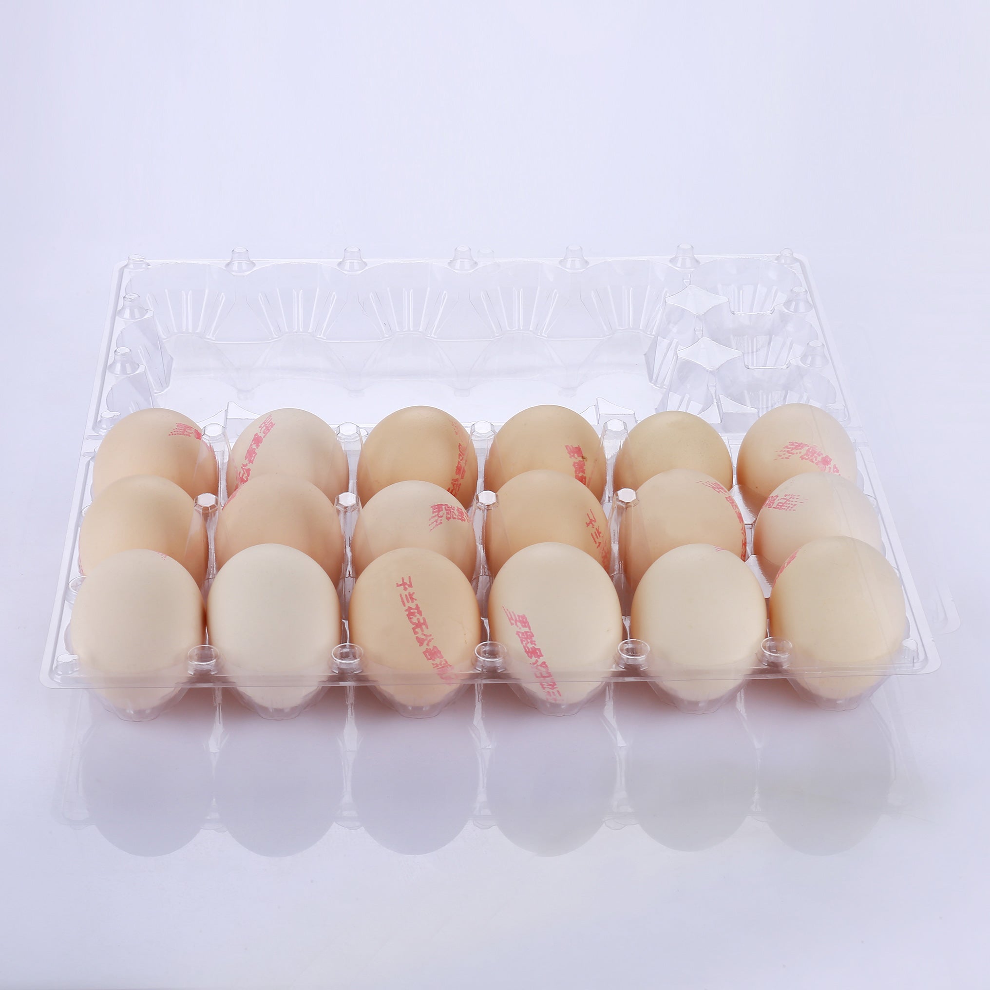 18-Egg Plastic Cartons