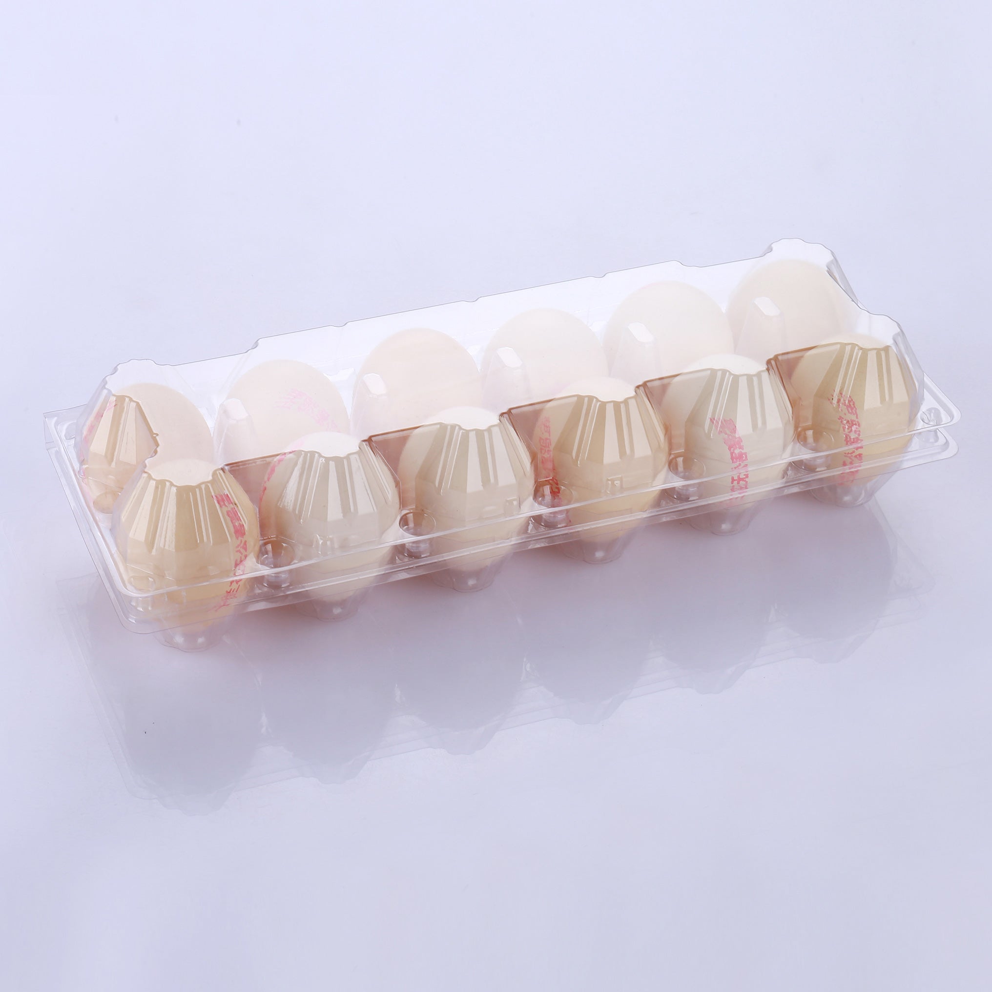 12-Egg Plastic Cartons