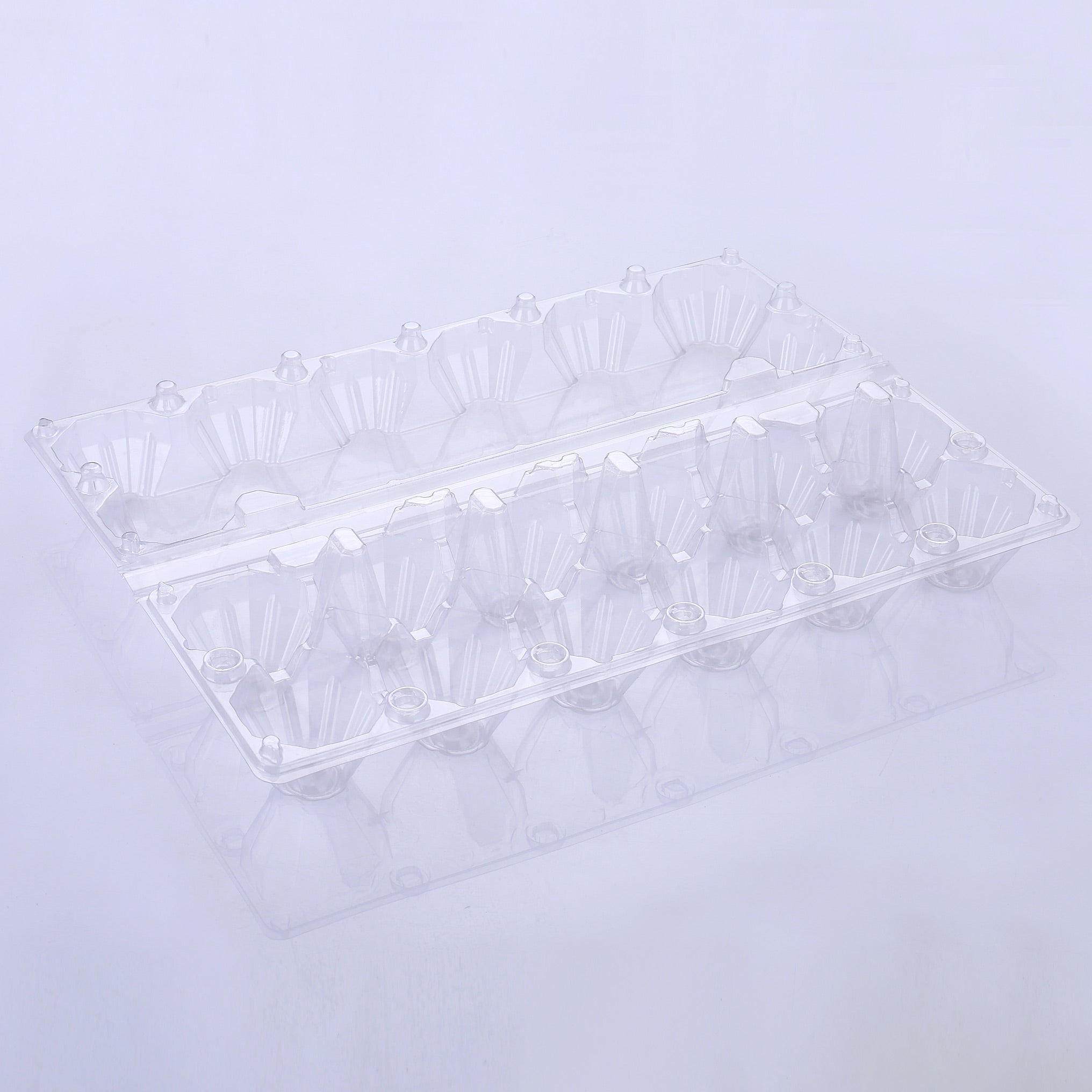 12-Egg Plastic Cartons