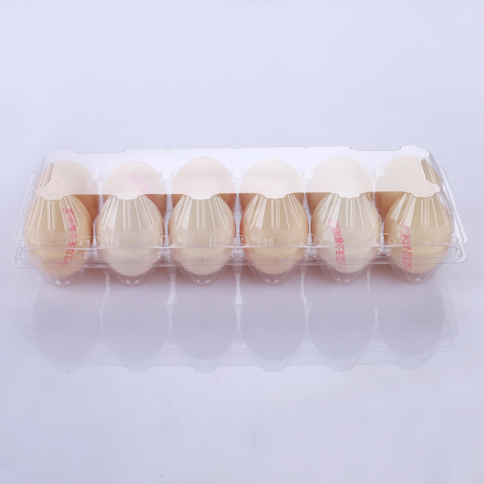 12-Egg Plastic Cartons