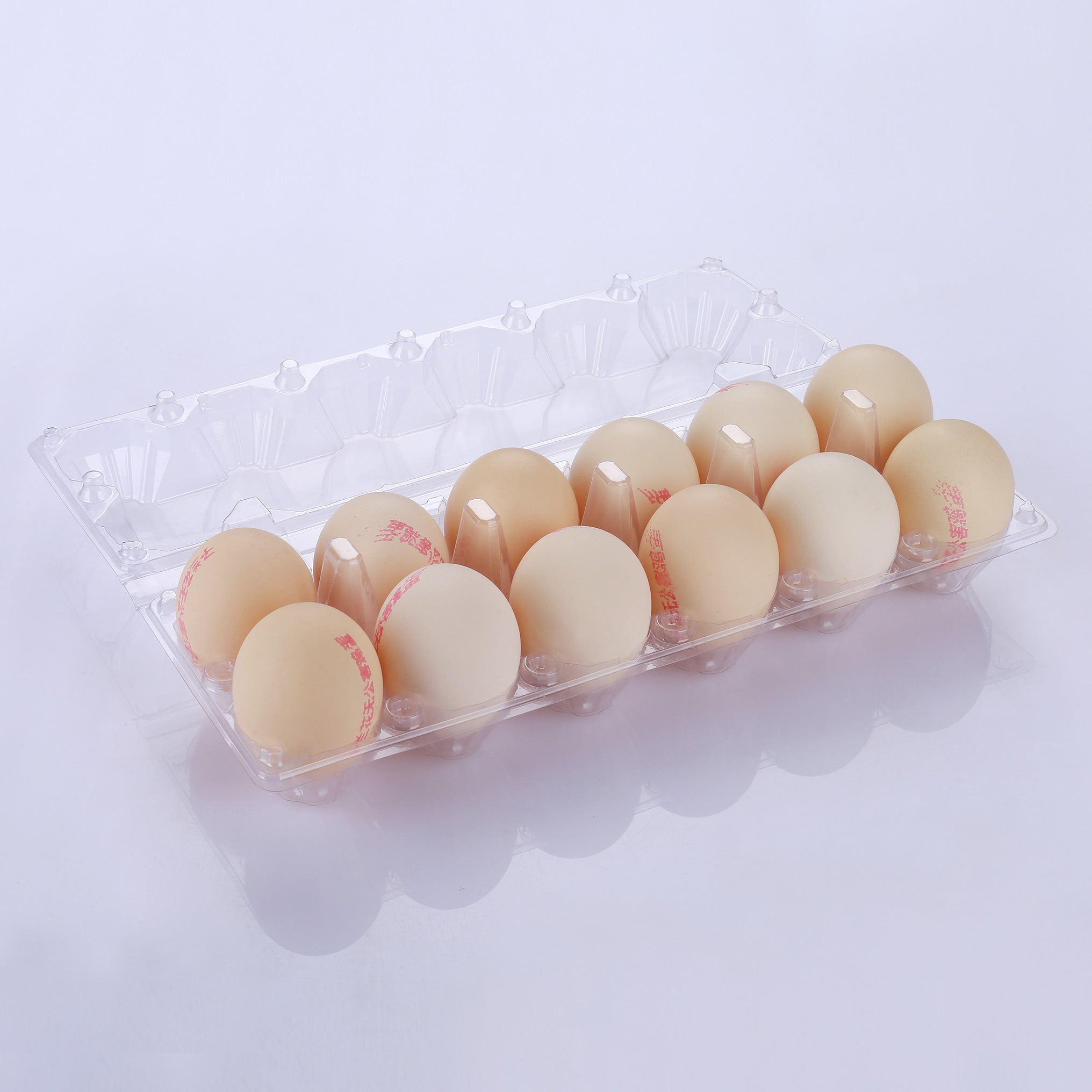 12-Egg Plastic Cartons